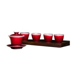 Lang Red Teaware Set