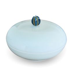 Seed Pod Box – Celadon with Blue Seed