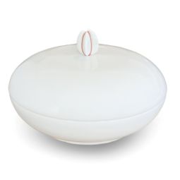 Seed Pod Box – White with Celadon Seed