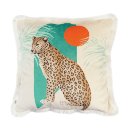 Leopard Green Cushion