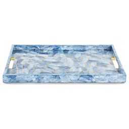 Francesca Shell And Brass Tray