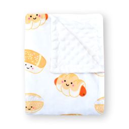 Minky Fleece Blanket - Bakery Buns