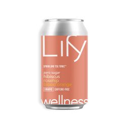 Unwind Tonic: Caffeine-free Hibiscus Blood Orange (1 case of 24 cans)