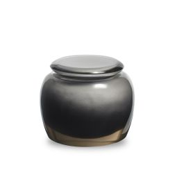 Pebble Box With Lid (Silver)