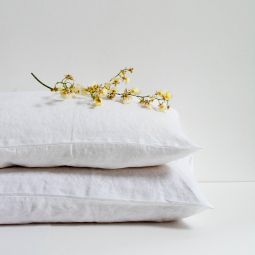 Linen Pillow Case (White)