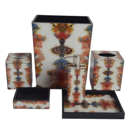 Rainbow Agate Bath Set
