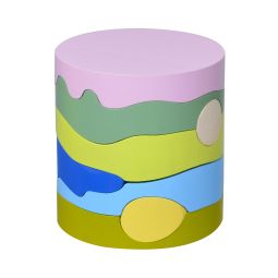 Rammed Puzzle Cylinder (Colorful)