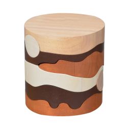 Rammed Puzzle Cylinder (Natural)