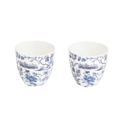 Hong Kong Toile East-Meets-West Cups (Set of 2)