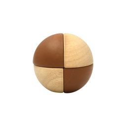 Patched Sphere Container (Wood)