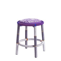 Sukpha Stool (Purple, Gray)