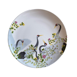 The Birds of Longevity Dessert Plate