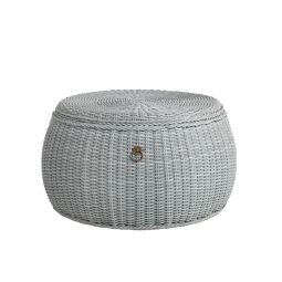 Weave Weatherproof Pouf with Storage (Large)