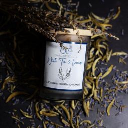 White Tea & Lavender Soy Candle (Sample)
