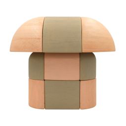 Patched Wide Table Lamp (Ashes)