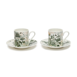 Hong Kong and Kowloon Willow Espresso Cup & Saucer (Set of 2)