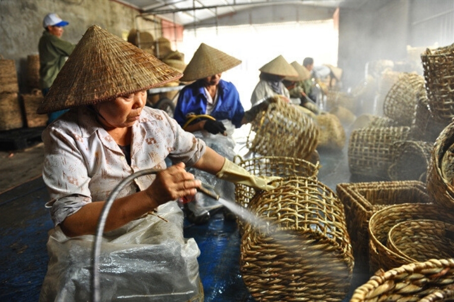 Vietnam’s Signature Handicrafts: Water Hyacinth